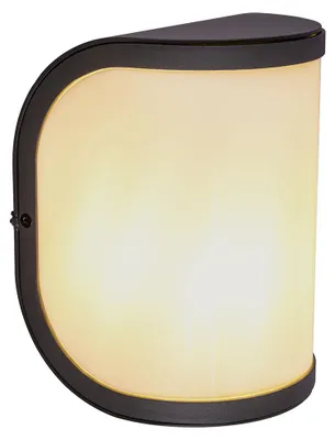 Produktbild von Außen Wandleuchte, Alu, anthrazit, Opal, H 20 cm