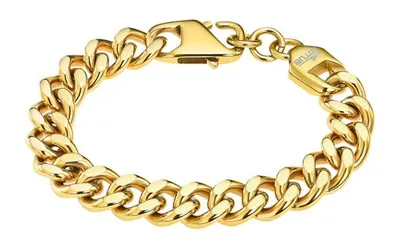 Produktbild von Lotus LS2191-2/2 Herren Panzer-Armband Edelstahl vergoldet