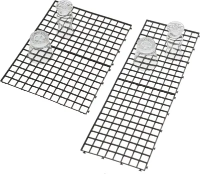 Produktbild von Gläserabtropfmatte Abtropfmatte Barmatte zusamensteckbar 30x20cm - 4 Stück