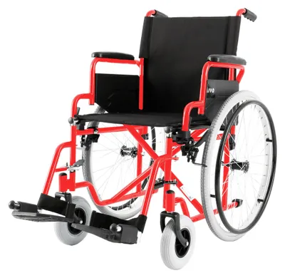 Image de Fauteuil roulant Arvo Basic, rouge