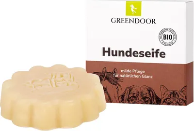 Produktbild von GREENDOOR Hundeseife für glänzendes Fell