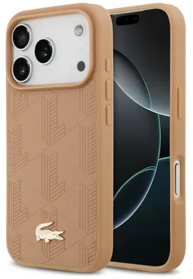 Obrázek produktu pro Pouzdro Lacoste Nomograme Gold pro iPhone 17 Pro, růžové