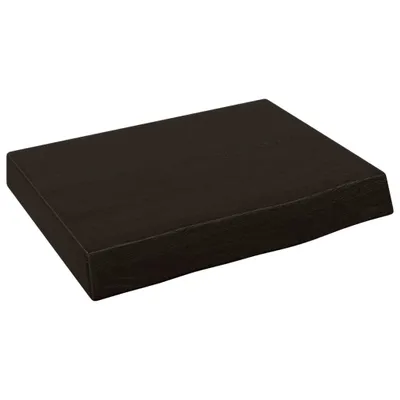 Produktbild von vidaXL Wandregal Dunkelbraun 40x30x(2-6) cm Massivholz Eiche Behandelt