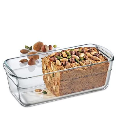 Obrázek produktu pro Dóza na chléb, borosilikátové sklo, 28,5 x 11,5 x 8 cm, 1,5 l Elsass / Kuchenprofi