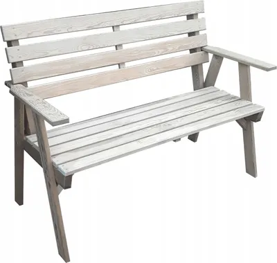 Image de Banc de jardin Banc de jardin en bois 127x93cm Banc de jardin Banc de jardin Meubles