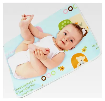Produktbild von Tragbare Wickelunterlage, Baby-Wickelunterlage, 48,3 x 68,6 cm Reisewindel-Wechselunterlage, leicht