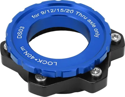Obrázok produktu pre Adaptér kotúčovej brzdy Brrnoo, adaptér Centerlock adaptér náboja nápravy z hliníkovej zliatiny Meijun Centerlock na adaptér so 6 skrutkami - Súprava brzdového zámku pri náboji nápravy (modrá)