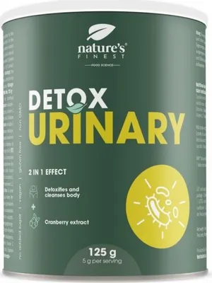 Immagine prodotto di Detox Urinary - Flusso Urinario Pulito - con Mirtillo Rosso, Serenoa Repens e Cardo Mariano - 125 g