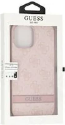 Obrázek produktu pro Pevné pouzdro Guess pro iPhone 13 pro Max 6,7" 4G Stripe růžové