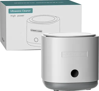 Immagine prodotto di Pulitore a ultrasuoni, capacità 180 ml, potenza 25 W, colore bianco