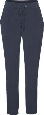 Produktbild von LASCANA Schlupfhose in bequemer Passform und bügelfreiem Material dunkelblau Größe 40