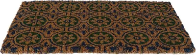 Produktbild von Esschert Design Kokosmatte Fliesen mit Kreisdekor 75 cm