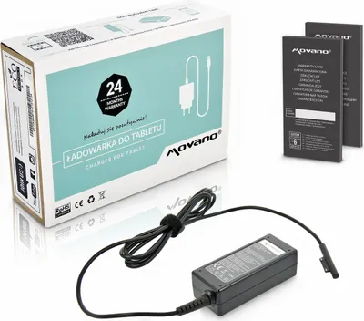 Image de adaptateur secteur 24W pour tablette Microsoft 15V 1,6A multibroche