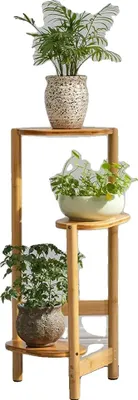 Produktbild von Pflanzenständer, 3-stufig, Minimalistisches Design, Holz