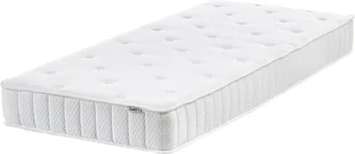 Obrázek produktu pro BELIANI Oboustranná pružinová matrace bílá 80 x 200 cm Ortopedická střední / pevný stupeň tvrdosti