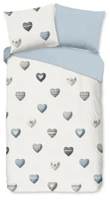 Produktbild von Good Morning Bettwäsche "Juhvo" - Off-White - (140x220 cm) - 100 % Baumwolle