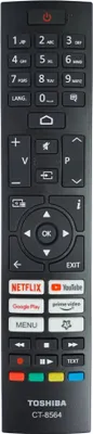 Obrázok produktu pre Originálne diaľkové ovládanie televízora Toshiba CT-8564