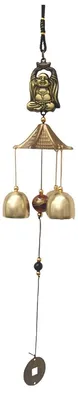 Produktbild von Windspiel Metall Feng Shui Glücksglocke Hängende Dekoration Kupferlegierung Buddha