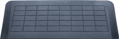 Productafbeelding van Aidapt Drempelhulp rubber - Milieuvriendelijk 4cm - Zwart