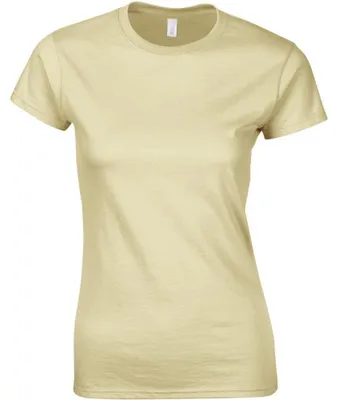 Produktbild von Gildan Damen Soft Style Kurzarm T-Shirt FK395 (XL) (Sand)