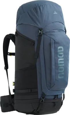 Produktbild von NOMAD® Batura Premium 70 L Trekkingrucksack Stahlblau mit Frontloader inkl. Flightbag/Regenhülle