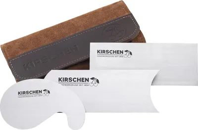 Produktbild von KIRSCHEN Ziehklingensatz 3-teilig in Veloursleder-Tasche 3823001