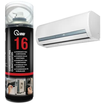 Imagen del producto de VMD – Limpiador para sistemas de aire acondicionado, para uso doméstico o en automóviles – Spray limpiador para aire acondicionado – 400 ml – Para unidades interiores, automóviles, etc.