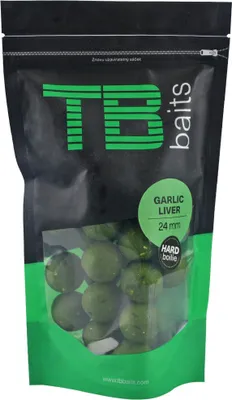 Zdjęcie produktu dla TB Baits Tomas Blazek - Hard Boilie Garlic Liver 28mm 250g - kulki proteinowe