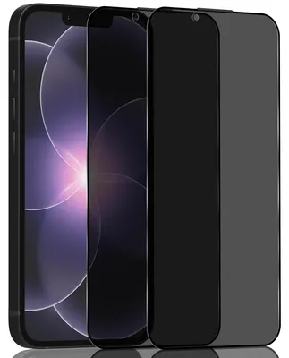 Produktbild von 2-Pack iPhone 17e Displayschutzfolie Privacy - Gehärtetes Glas 9H - Super Qualität 3D