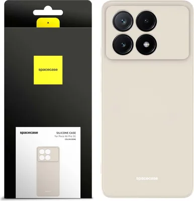 Produktbild von Spacecase Silikonhülle Poco X6 Pro 5G Knochen
