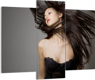 Produktbild von Bild auf Leinwand - Leinwandbild - Schönheit Mode Modell posieren - 130x100cm - Wand Bild - Wanddeko - Leinwanddruck - Bilder - Kunstdruck - Leinwand bilder - Wandkunst - CB130x100-2128