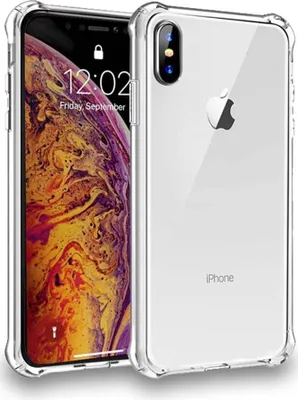 Produktbild von Handyhülle passend für iPhone Xs Max  transparent - Stoßfeste TPU Silikonhülle mit Bumper Shockproof - Smartphonica