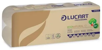 Toaletný papier, 2-vrstvový, malý kotúč, 19,8 m, LUCART, "EcoNatural10"