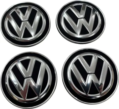 Produktbild von 4x Original VW dynamische Nabendeckel Nabenkappe Deckel SPINNER für Alufelgen