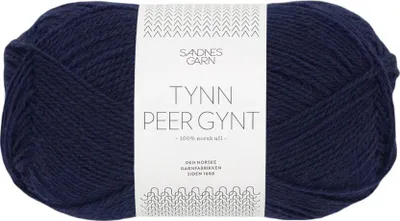 Produktbild von Sandnes Tynn Peer Gynt 50g - Norwegische Wolle 5575 marine
