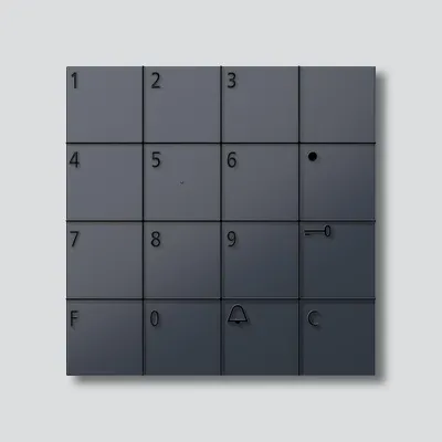 Produktbild von Siedle Codeschlossmodul COM 611-02 AG anthrazitgrau