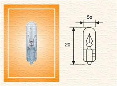 Zdjęcie produktu dla Żarówka W1,2W 12V/1,2W Całoszklana 10Szt