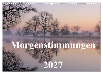Produktbild von Morgenstimmungen 2027 (Wandkalender 2027 DIN A3 quer), CALVENDO Monatskalender