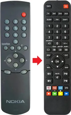 Produktbild von Fernbedienung passend für NOKIA VCR3746