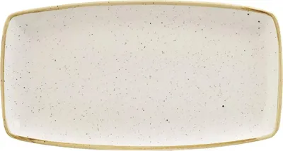 Produktbild von CHURCHILL Stonecast Barley White Teller rechteckig, Länge: 295 mm
