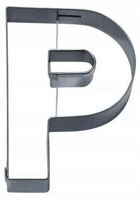 Produktbild von EkoForemki Keksform Buchstabe P Metall Alphabet
