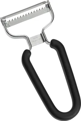 Obrázok produktu pre Lurch 00010096, Zelenina, Škrabka v tvare Y, Nerezová oceľ, 18/8, Čierna, Nerezová oceľ, Plast