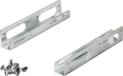 Produktbild von Goobay 94196 3.5'' Festplatten-Einbaurahmen auf 2,5'' - 1-fach, Silber-Grau - zum Einbau von einer HDD- / SSD-Festplatte