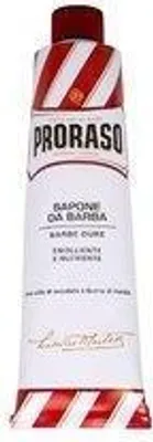 Produktbild von 1x Mydło do golenia w kremie PRORASO czerwone 150 ml