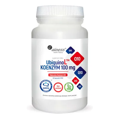 Productafbeelding van Ubiquinol-Coenzym Q10 100 mg, 60 capsules - ALINESS