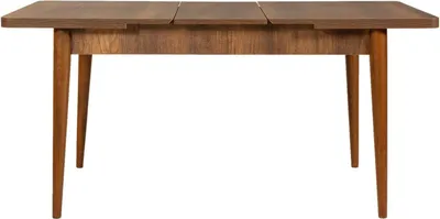 Produktbild von Ausziehbarer Tisch Dgabriel, Küchenkonsole, Esstisch mit Verlängerung, Ausziehbares Küchenregal, 130x80h77 cm, Nussbaum