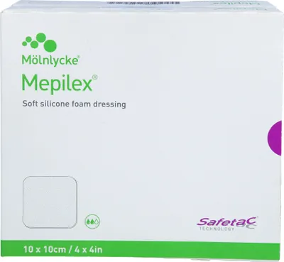 Produktbild von MEPILEX 10x10 cm Schaumverband, 10 St VER
