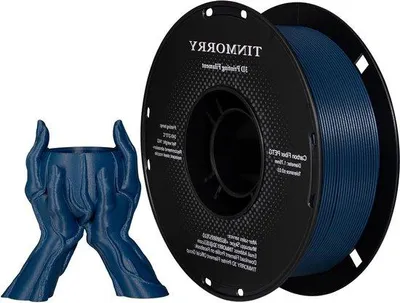 Obrázok produktu pre Tlačový materiál PETG vystužený vláknami, 1,75 mm, modrý, cievka 1 kg pre 3D tlačiarne FDM
