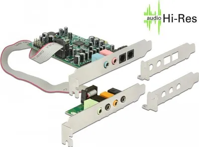 Immagine prodotto di DeLOCK - Soundkarte - 24-Bit - 192 kHz - 92 dB S/N - 7.1 - PCIe - CM8828+CM9882A