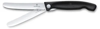 Obrázok produktu pre Swiss Classic, piknikový nôž, 11 cm, rovný, čierny, krabica